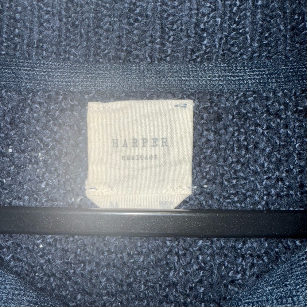Francesca’s Navy Blue Quarter Zip Sweater - Picture 3 of 4